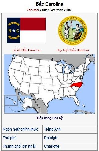 634608215143385708 Bắc Carolina  (North Carolina) 