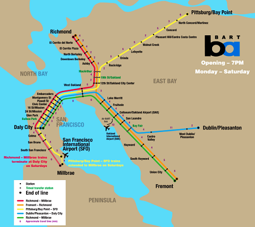 634921040338741709 Hệ thống vận chuyển BART ở San Francisco