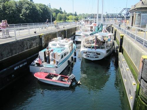 Hệ thống dẫn nước Ballard Locks ở thành phố Seattle 634896080468230000 Hệ thống dẫn nước Ballard Locks ở thành phố Seattle