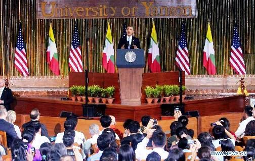 634931520132480000 Bài phát biểu của Tổng thốngObama tại Đại học Yangoon (Myanmar) 
