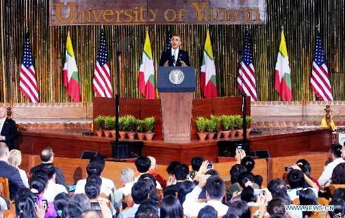 Bài phát biểu của Tổng thốngObama tại Đại học Yangoon (Myanmar) 634931520132480000 Bài phát biểu của Tổng thốngObama tại Đại học Yangoon (Myanmar)