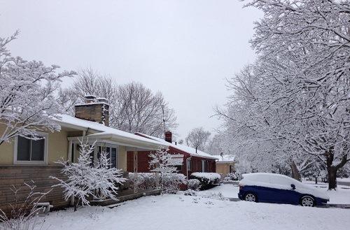  Cảnh sắc tuyết muộn Ohio