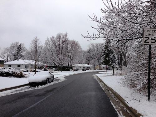  Cảnh sắc tuyết muộn Ohio