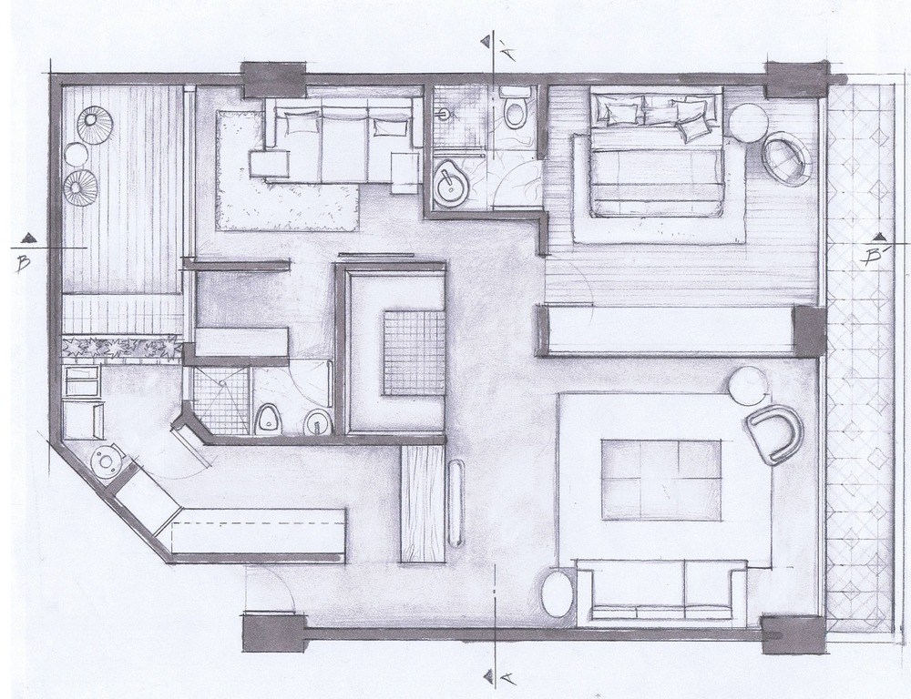 contemporaryapartment15 1465647178 Tham quan căn hộ studio cá tính và đậm chất nghệ sĩ