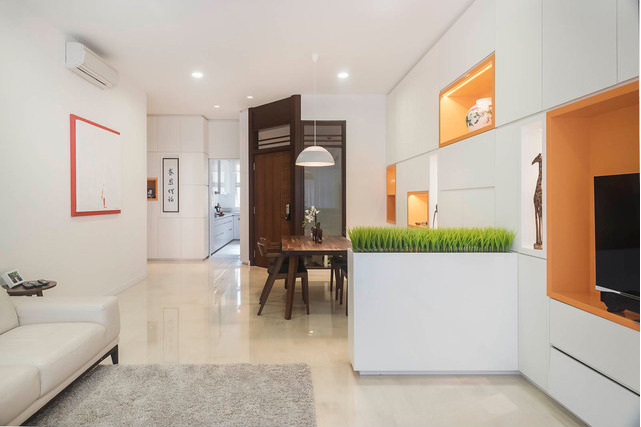 Nội thất căn phòng thông thoáng phong khach 2 Bạt mí cho bạn nhưng mẫu nội thất phòng khách trẻ trung, năng động