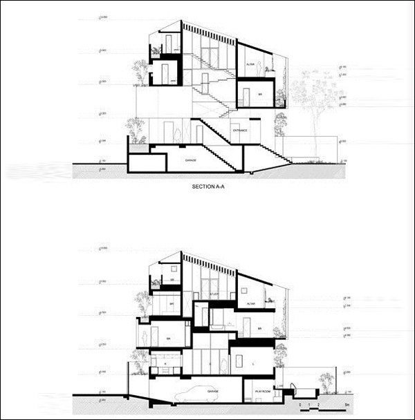 ngoi nha Tham quan ngôi nhà 184m² dù nhiều tường kính vẫn xanh mướt, mát rượi ở quận 6, Sài Gòn