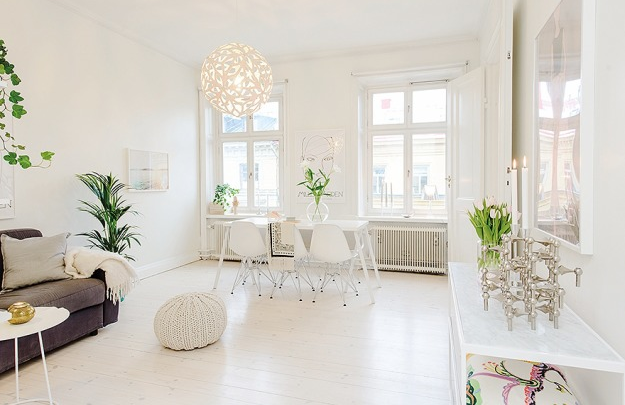 Bí quyết bài trí căn hộ 42m2 quyến rũ và tinh khôi trong sắc trắng can ho mau trang 1 165525587 Bí quyết bài trí căn hộ 42m2 quyến rũ và tinh khôi trong sắc trắng