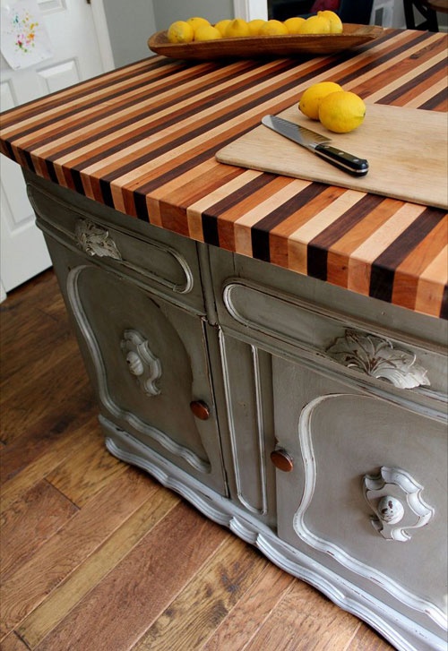 cozy wooden kitchen countertops 17 Không gian phòng bếp đẹp với nội thất bằng gỗ độc đáo