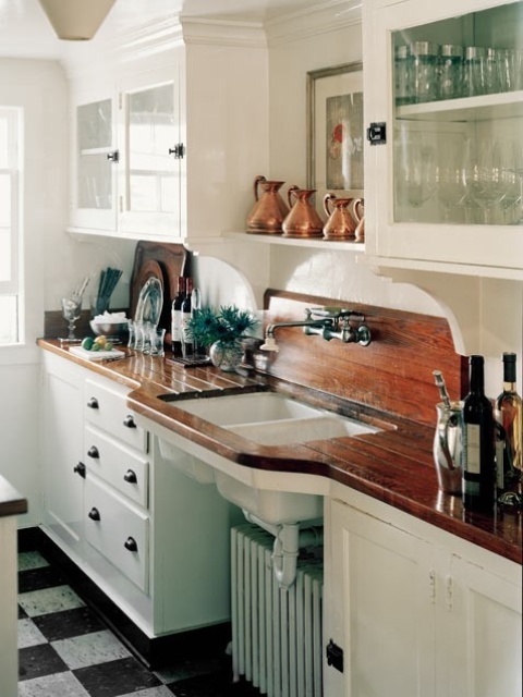 cozy wooden kitchen countertops 21 Không gian phòng bếp đẹp với nội thất bằng gỗ độc đáo