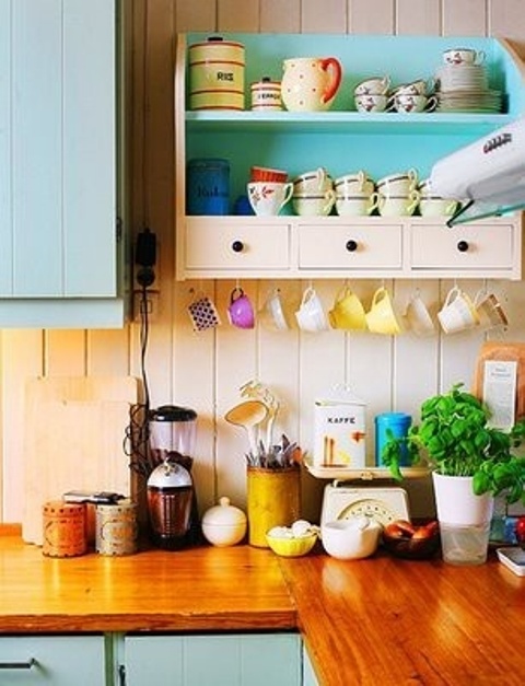 cozy wooden kitchen countertops 29 Không gian phòng bếp đẹp với nội thất bằng gỗ độc đáo
