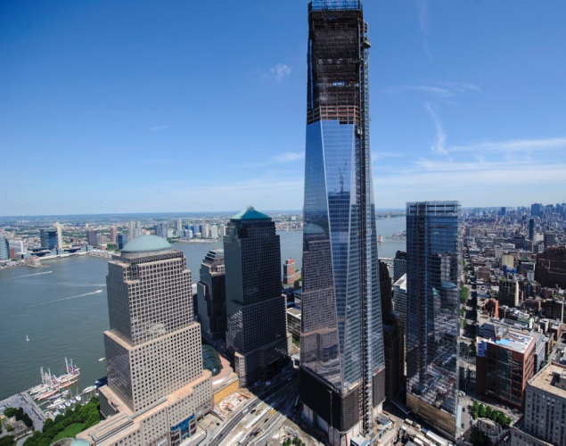 world trade center 2012 Tòa nhà cao thứ hai thế giới cất nóc tại New York