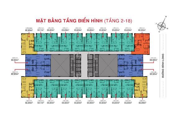 mat bang tang Tổng quan và quy mô dự án 8X Rainbow