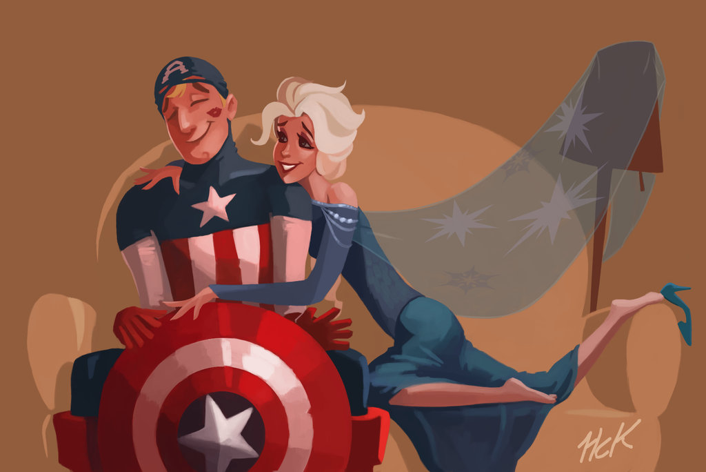 request elsa flirting with captain america by artist2point5 d992gzp 9 bước quý ông cần thuộc nằm lòng để chinh phục các chị em